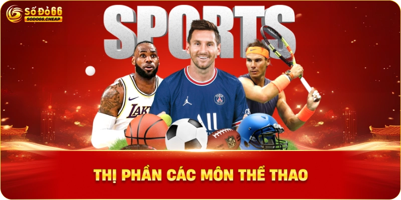 Cột thể hiện thị phần các môn thể thao SBO Sport Sodo66
